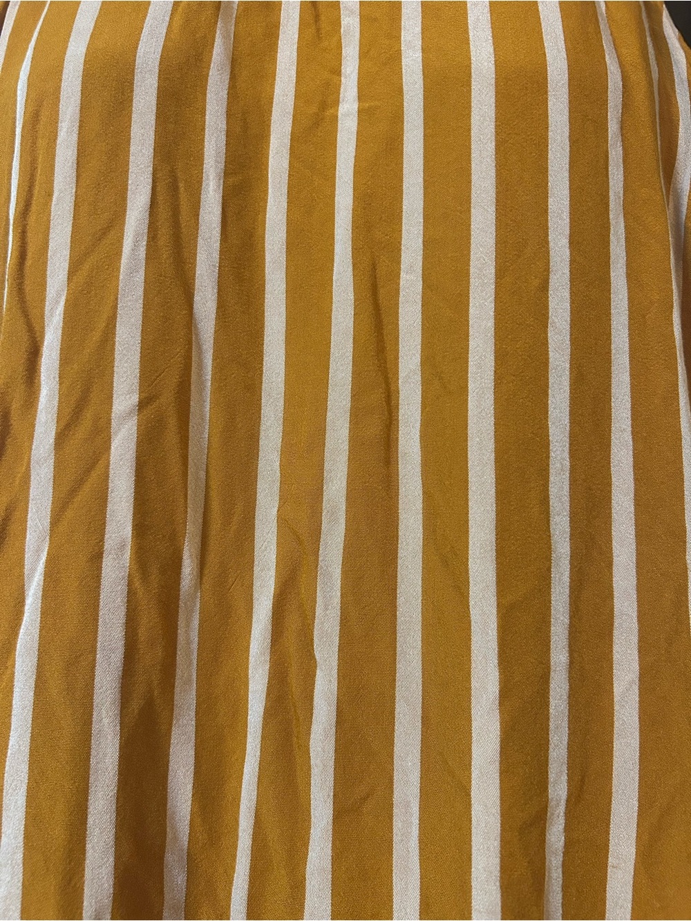 Old Navy Vertical Stripe Sleeveless Tank in Mustard and White - Picture 3 of 4